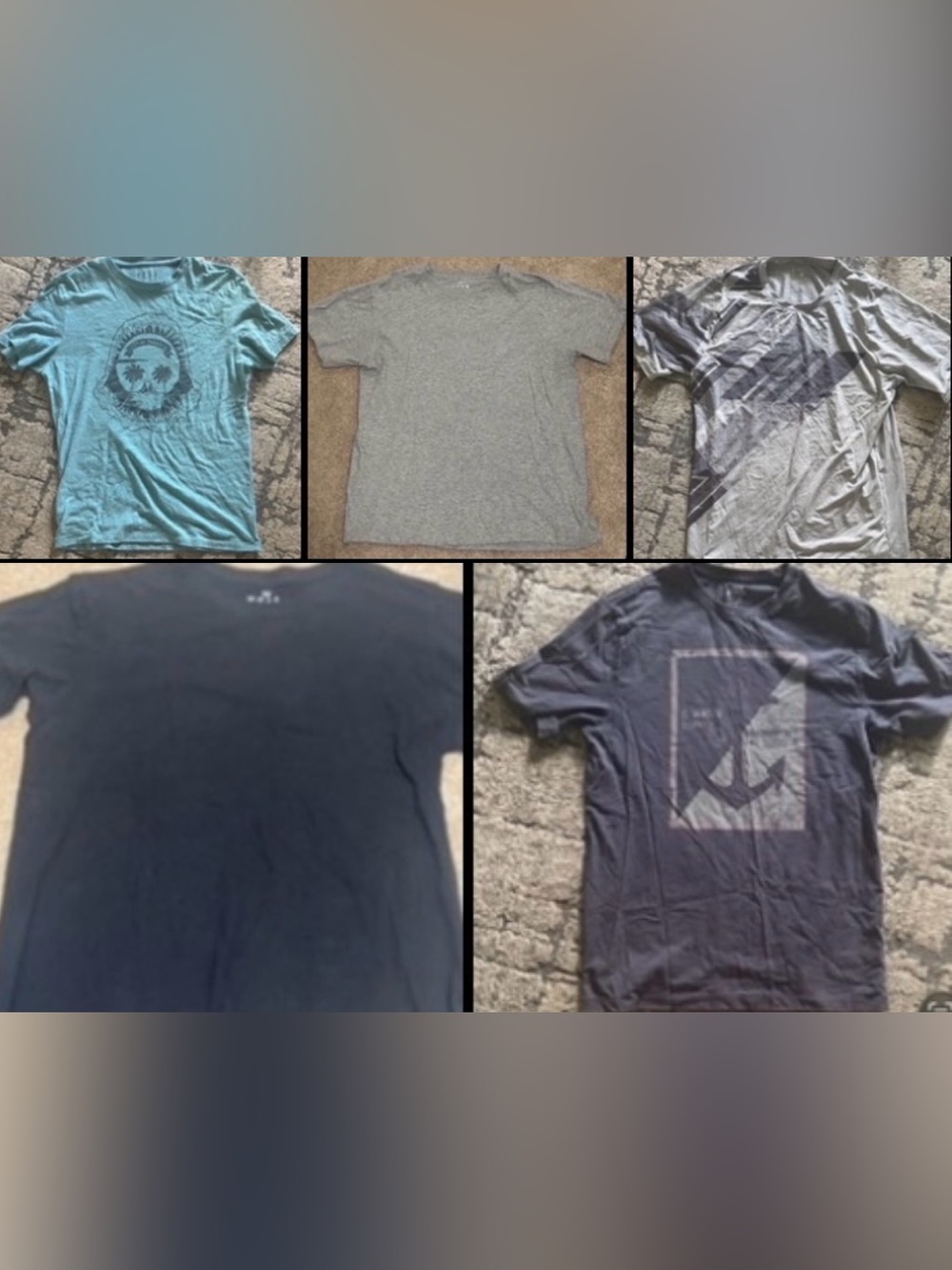 FIVE short sleeve shirts